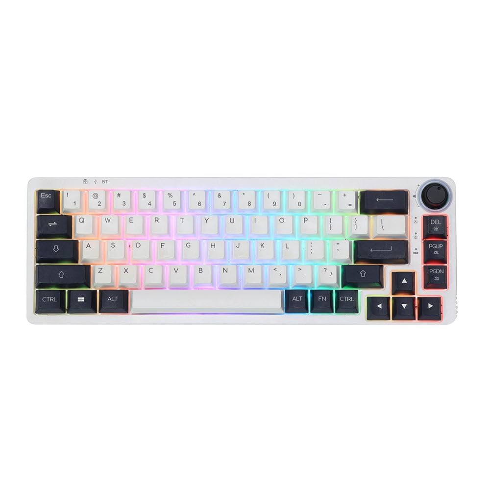 EPOMAKER TH68 ワイヤレスキーボード 茶軸 Amazon | EPOMAKER Theory TH68ホットスワップ可能の三つモード